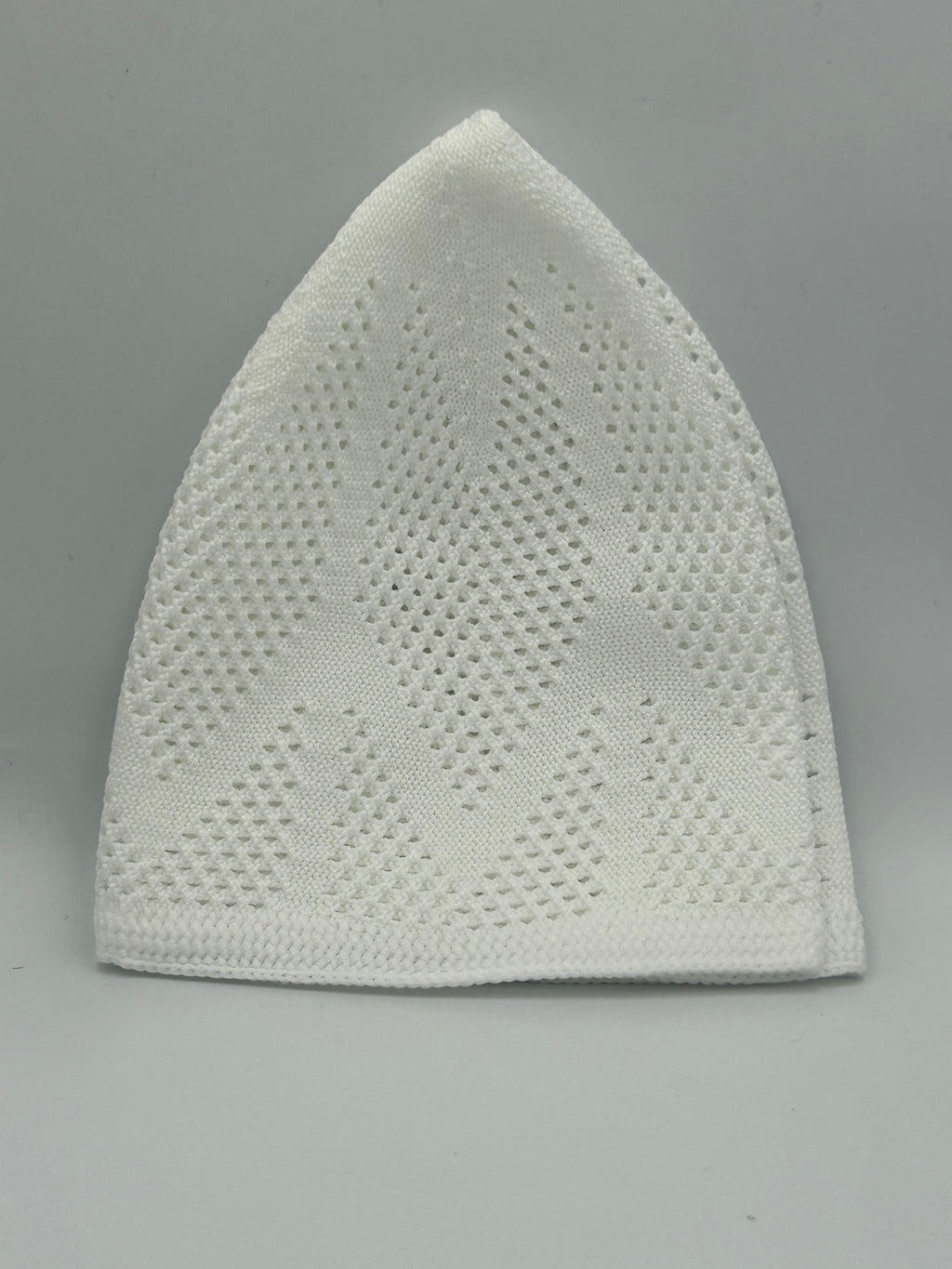 White fitted Kufi
