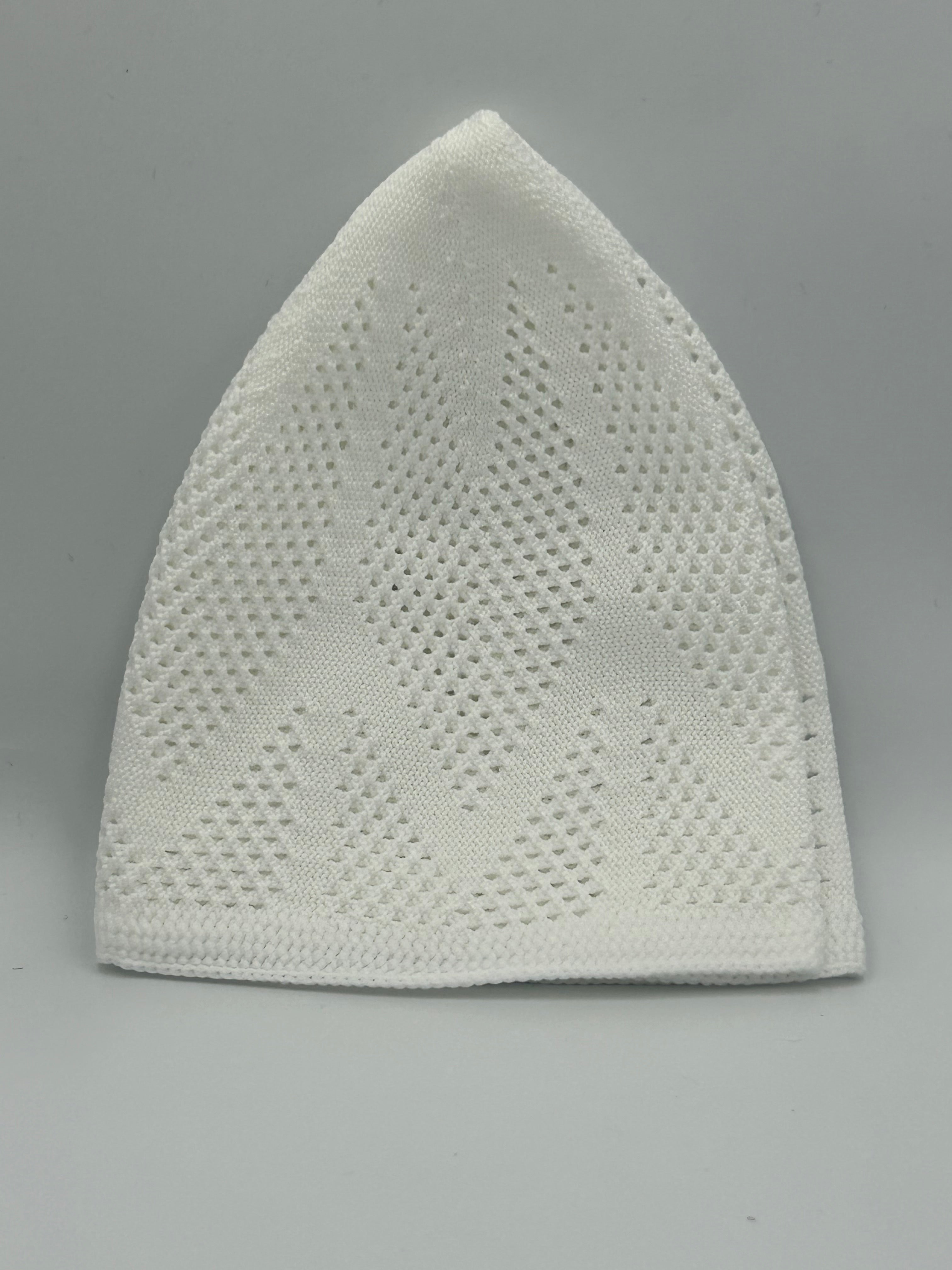 White fitted Kufi