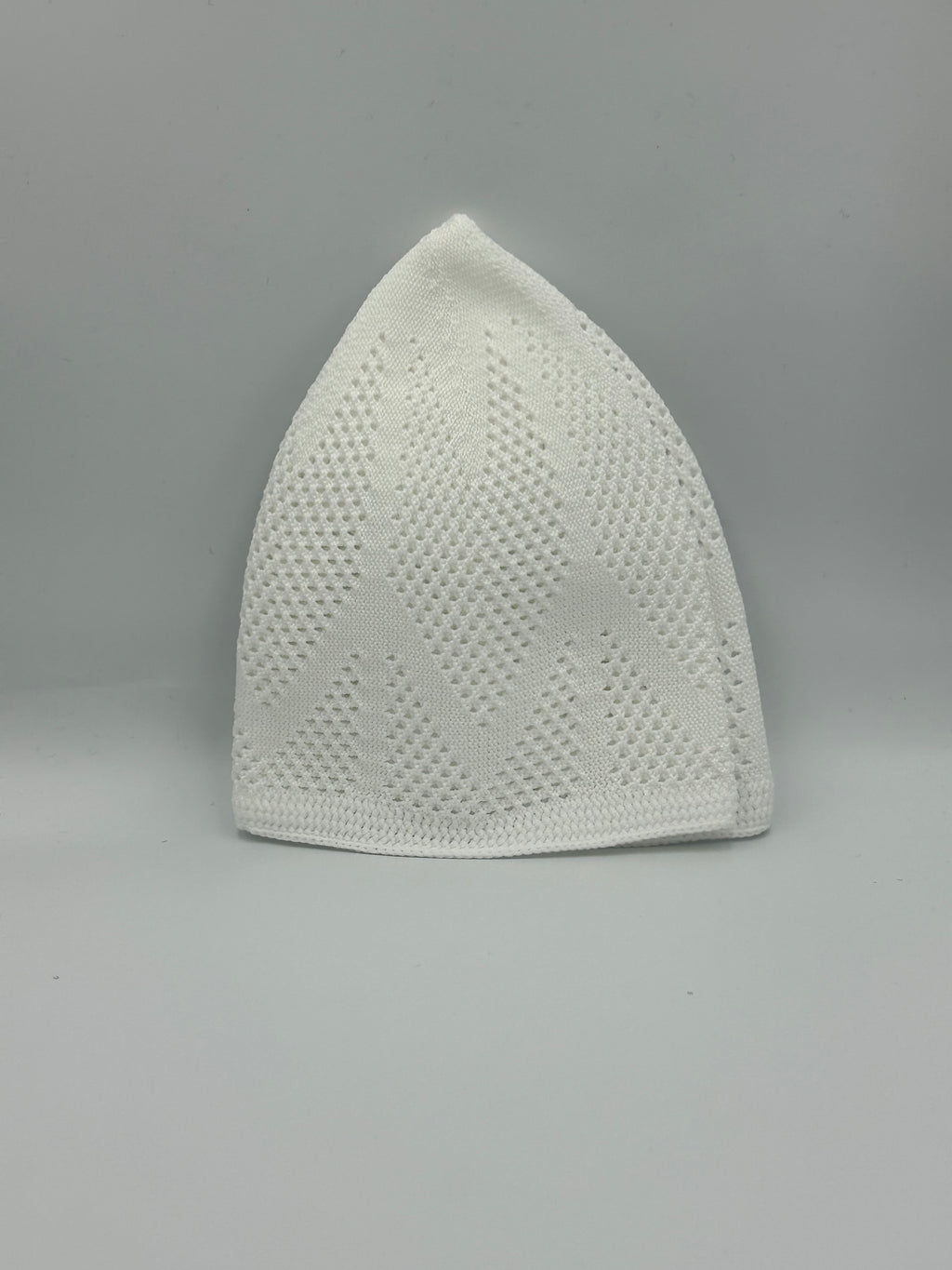 White fitted Kufi
