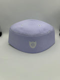 White Indonesian Hat with holes on the the top