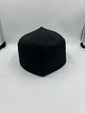 Black Indonesian Hat with holes on the the top
