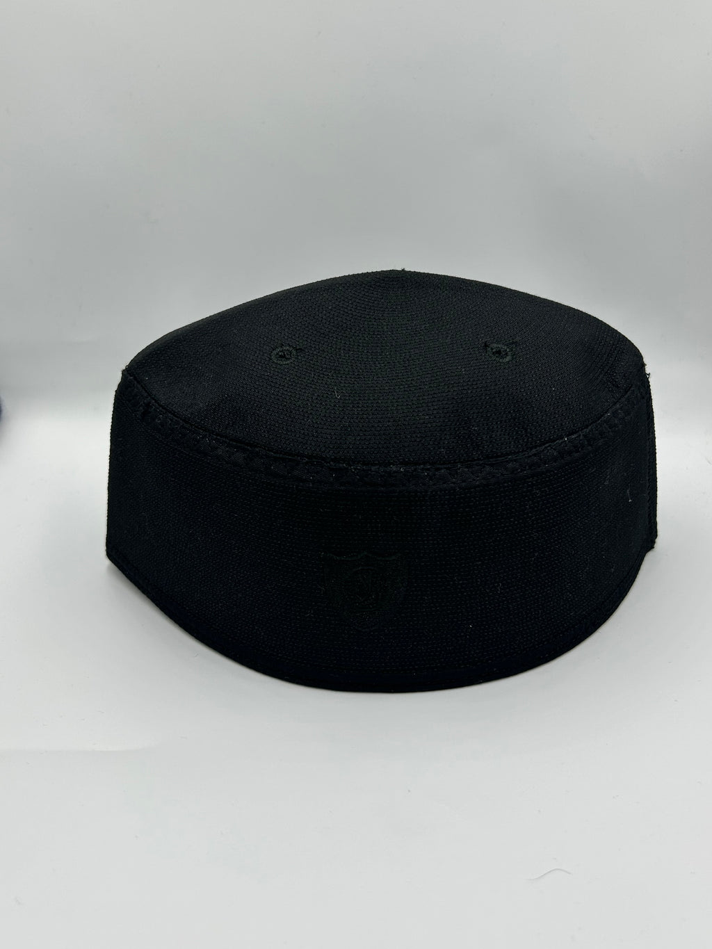 Black Indonesian Hat with holes on the the top