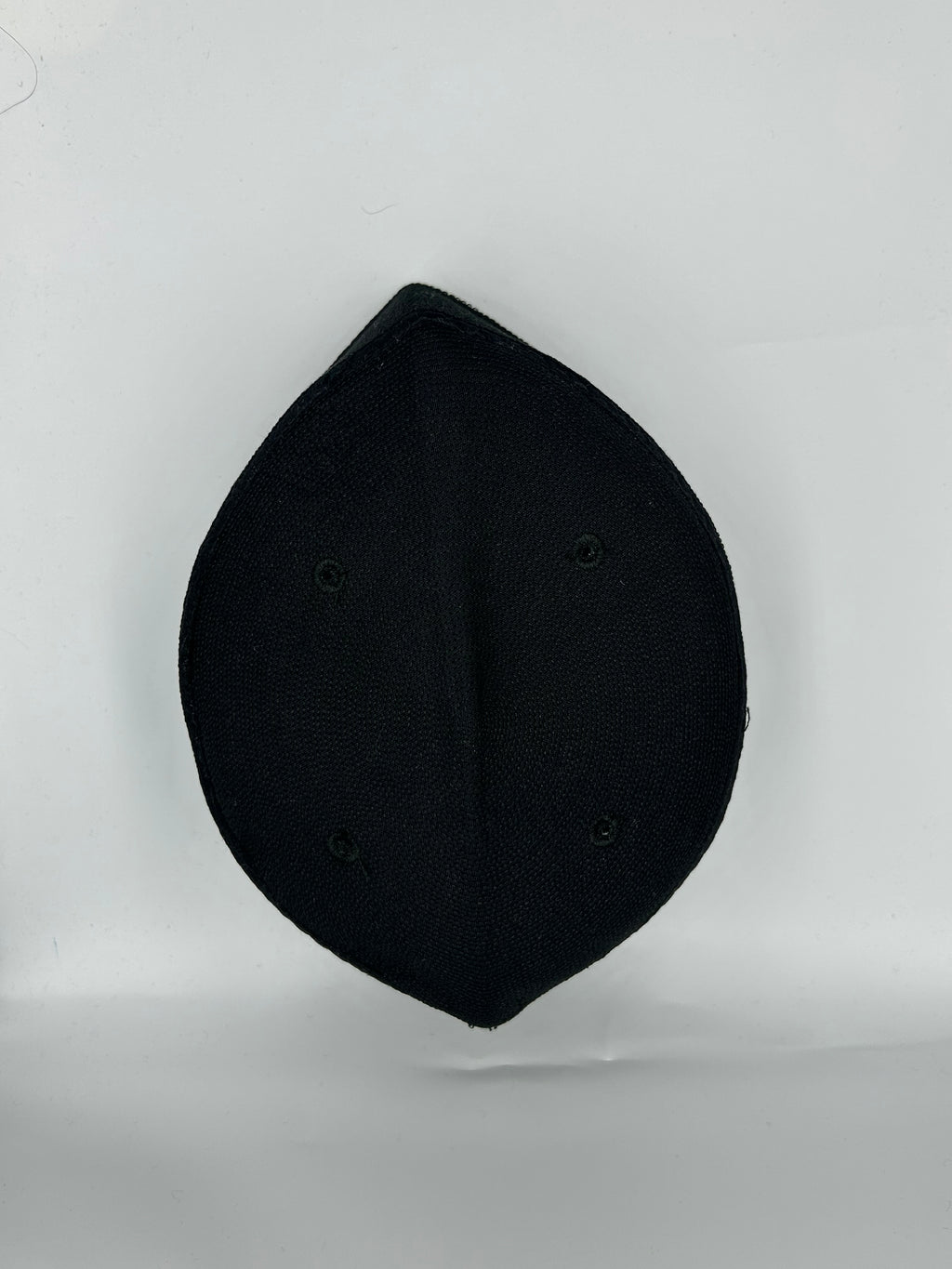 Black Indonesian Hat with holes on the the top
