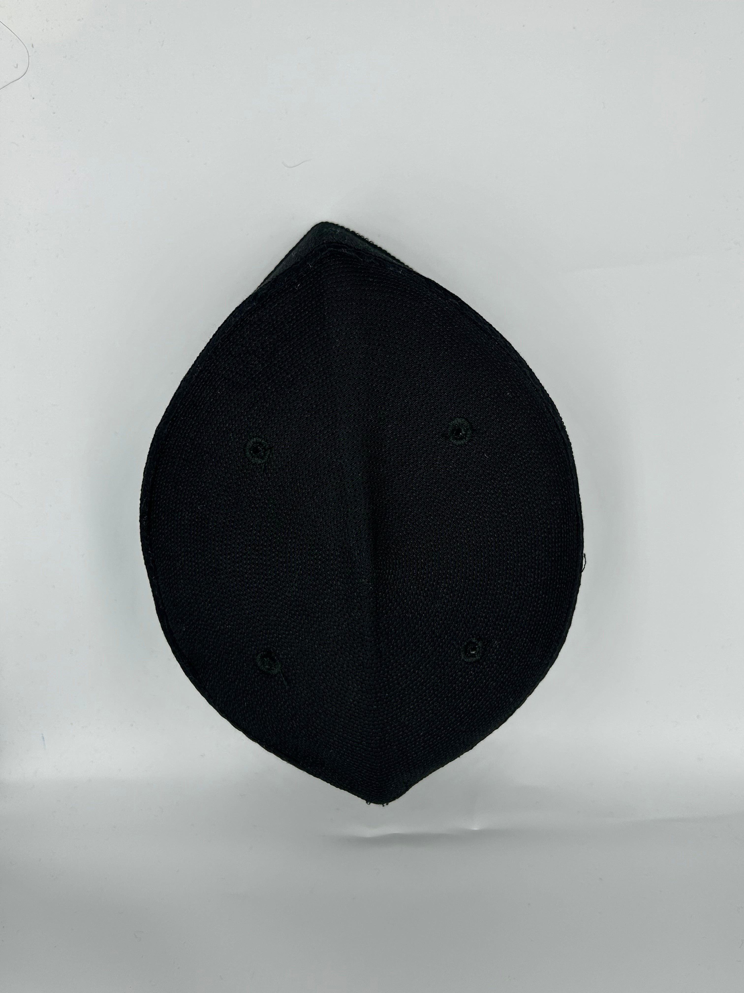 Black Indonesian Hat with holes on the the top