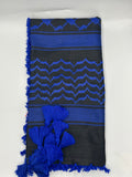 Blue and Black Keffiyah