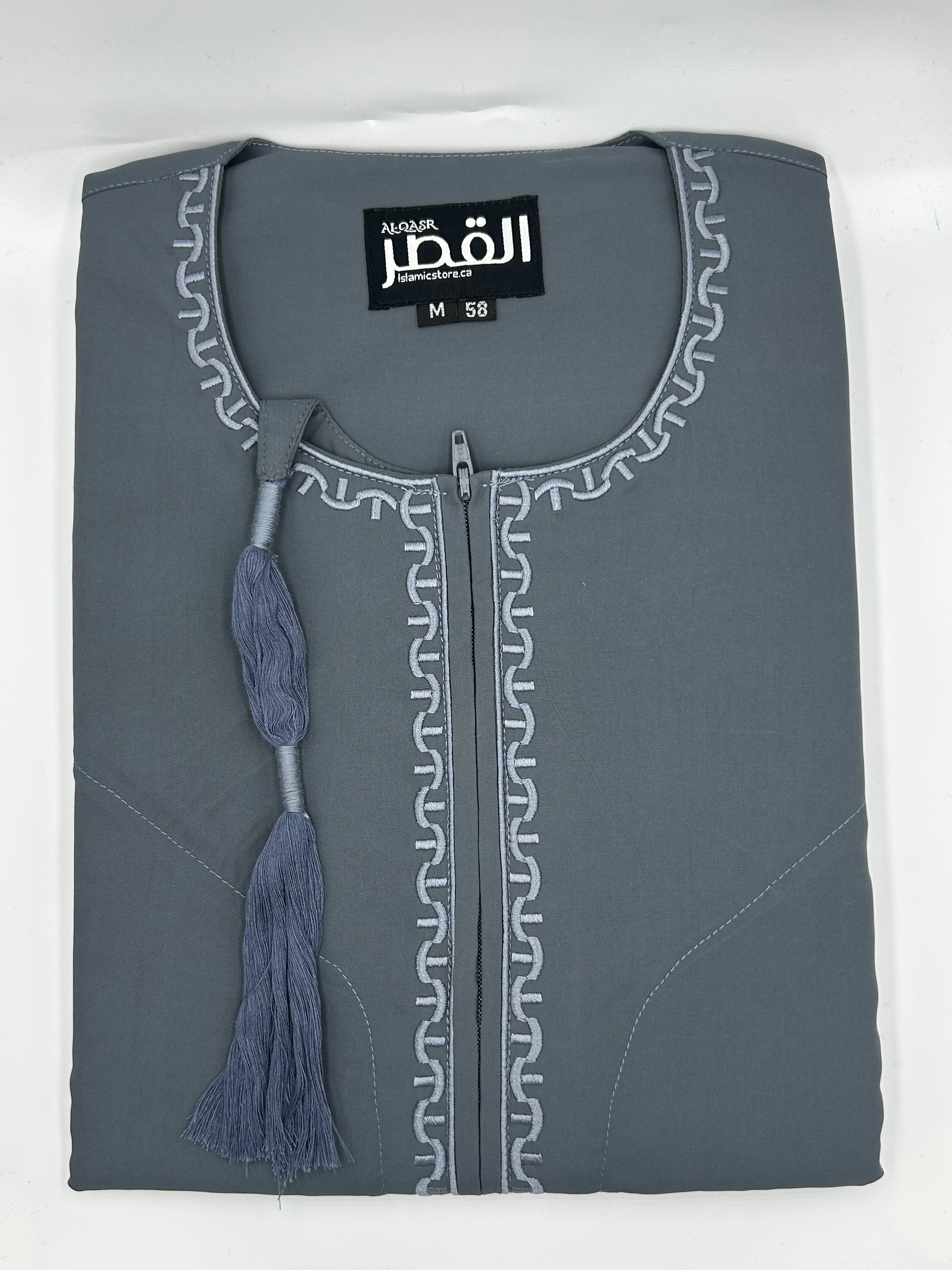 Al-Qasr Emirati kandura Dark Grey
