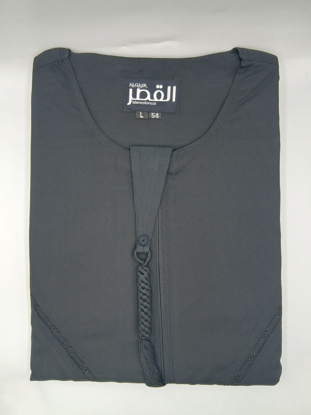 Al-Qasr Emirati kandura Black