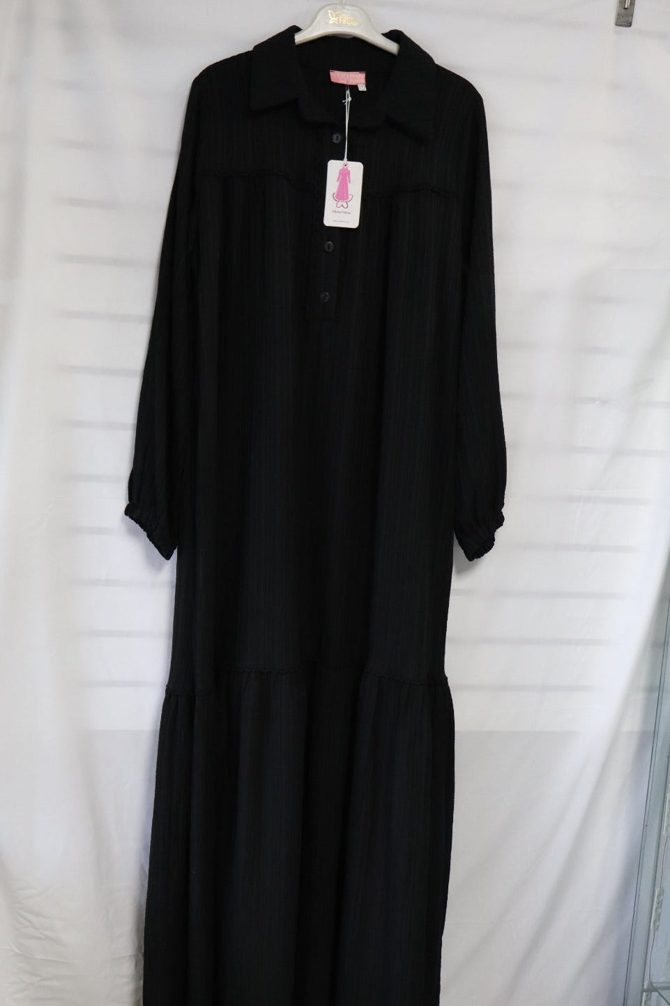 Turkish Breathable Abaya / Dress Black