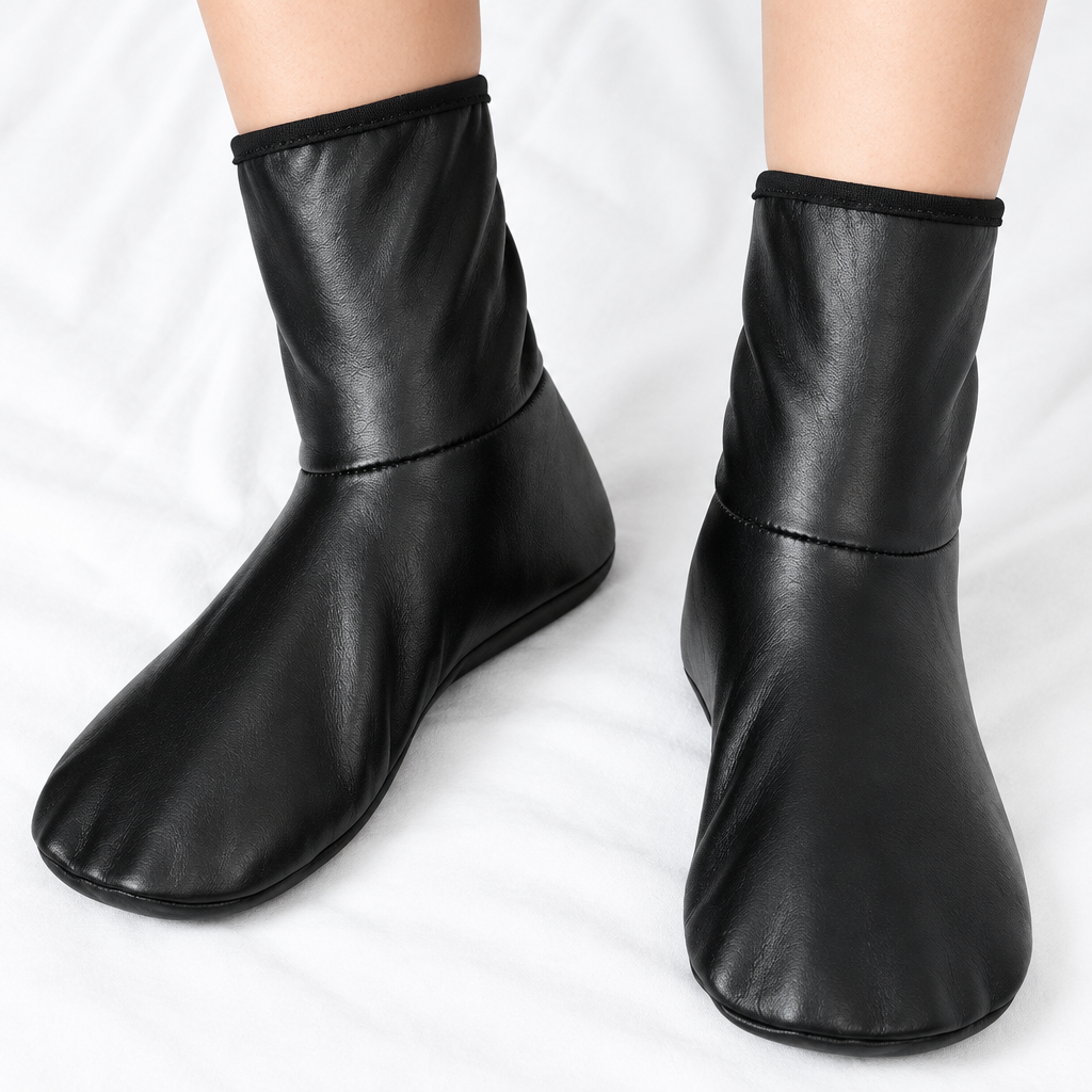 Synthetic Leather Wudu Socks