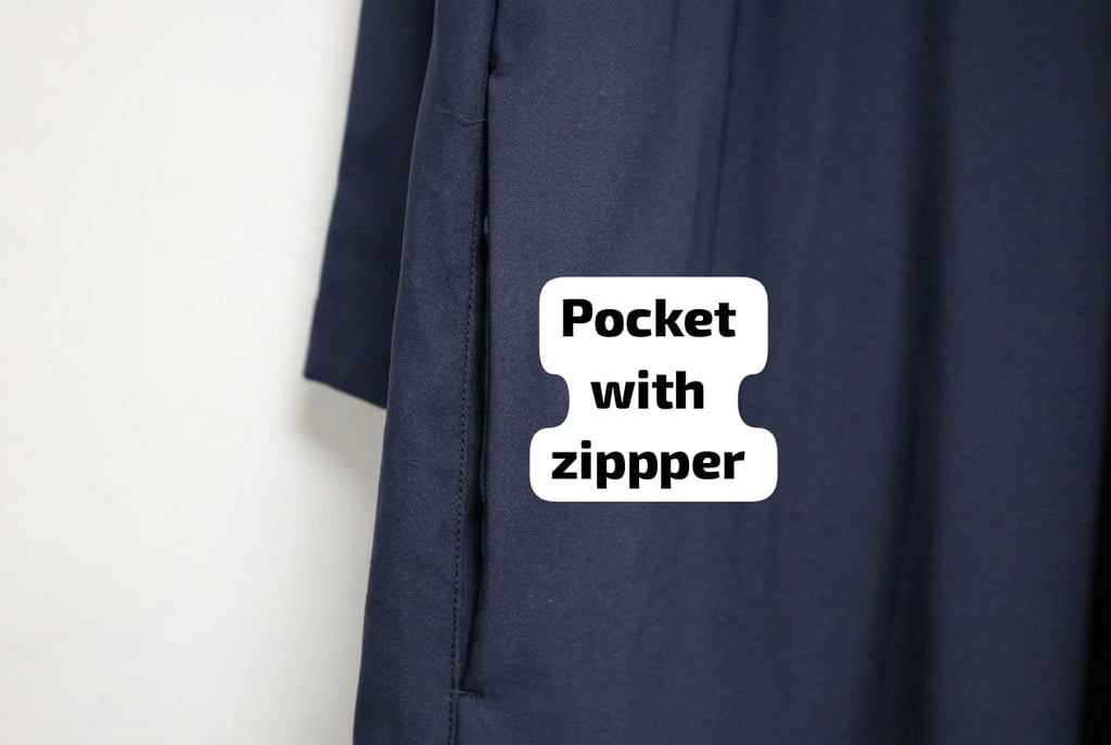 Plain Abaya with pocket