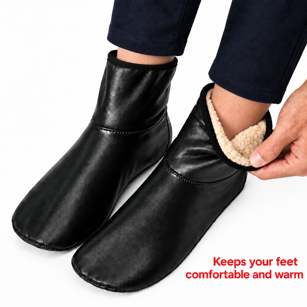 Synthetic Leather Wudu Socks